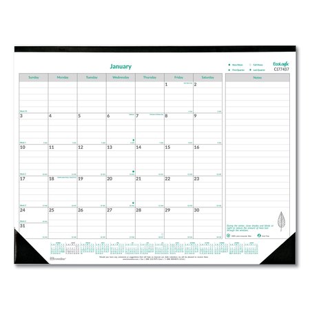 Brownline EcoLogix Monthly Desk Pad Calendar, 22 x 17, 2020 C177437